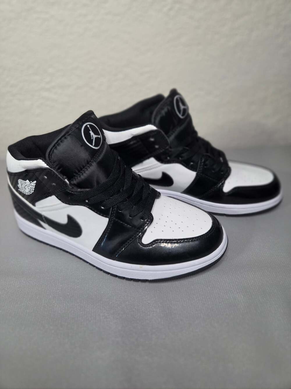 Nike Air Jordan 1 Mid SE All Star Carbon Fiber Black White Sneakers 189